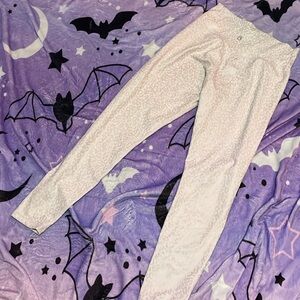 BUFF BUNNY LEOPARD CHEETAH PEARL LEGGINGS LARGE GYM leggings